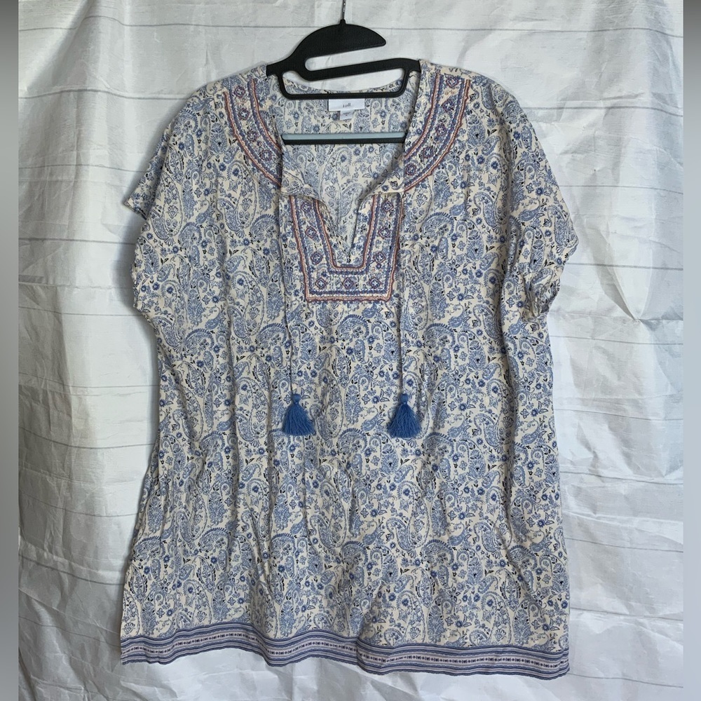 J. Jill tasseled women’s top size medium